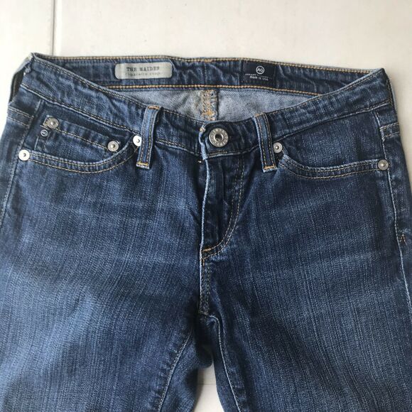 AG Adriano Goldschmied The Maiden Low Rise Crop Skinny Denim Jeans - Picture 2 of 9